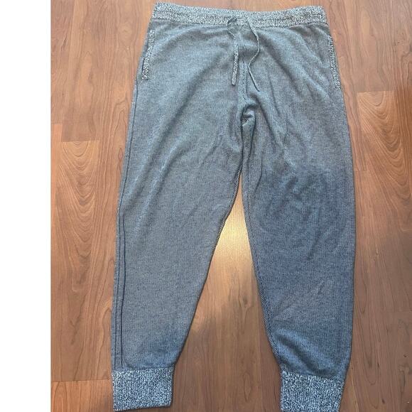 Tommy John Sweater Knit Loungepants with pockets, ribbed ankle cuffs, A28 - Picture 1 of 5